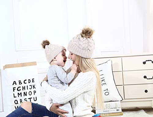 Danmy Baby Beanie Hat, Infant Newborn Toddler Winter Warm Knit Cap For Little Boys Girls thumb #5