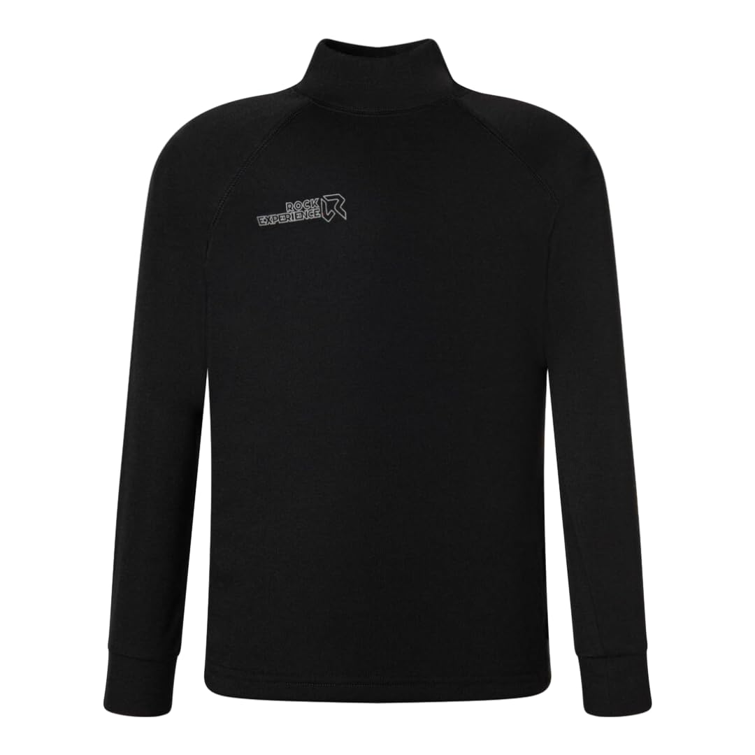 Rock Experience Heaven Turtle Neck LS Junior T-shirt unisex dla dzieci i młodzieży, kawior, 128