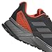 adidas Men's Terrex Soulstride Trail Running Sneaker, Black/Grey/Solar Red, 11.5