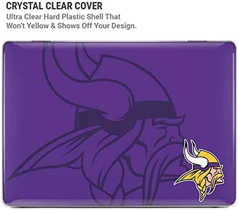 Skinit Case + Skin Compatible with MacBook Pro 16in (2019-20) - Officially Licensed NFL Minnesota Vikings Double Vision Design
