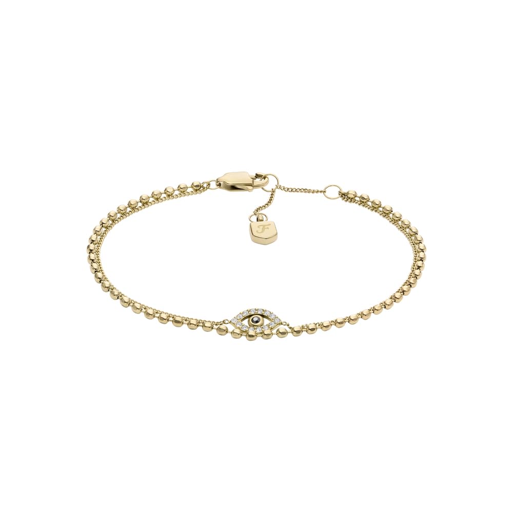Fossil Women's Sutton Gold Stainless Steel Bracelet, JF04794710