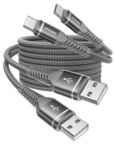 Image of USB A to USB C Cable 3A Fast Charging 3FT, 2Pack USB to USBC Cable for