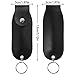 Kandishiex US Pepper Spray Pouch PU Leather Pepper Spray Holster Mini Portable Pepper Spray Holder Self Defense Spray Leather Holder Keychain for Women Ladies Security(Black - 8 * 3cm)