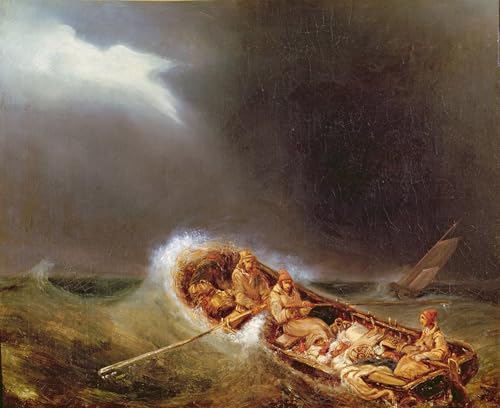 Lienzo de Eugene Isabey de 60x90cm para decoración del hogar y dormitorio