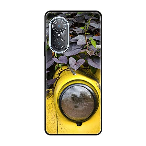 Coque Huawei nova 9 SE fine en TPU souple avec motif vintage vieille voiture rétro