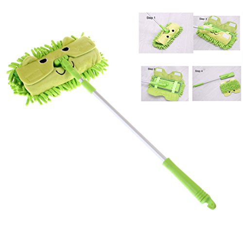 Xifando Kid's Housekeeping Cleaning Tools Set-5Pcs,Include Mop,Broom,Dust-Pan,Brush,Towel #TOP1