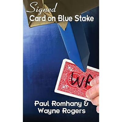 Signed Card on Blue Stake