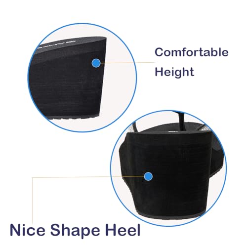 Ampeo Women's Wedge Sandals Rhinestone Thong Platform Flip Flops4