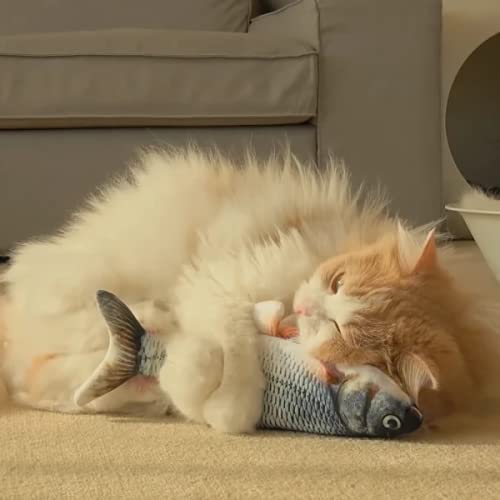 Brinquedo Interativo Para Gatos Peixe Com Simulação Real
