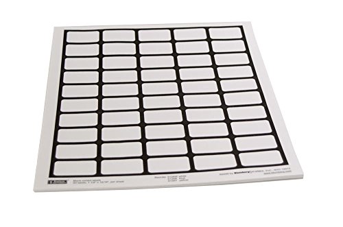 Blank Laser/Inkjet Printer Exhibit Stickers, 500 Labels per Package, 1 ...