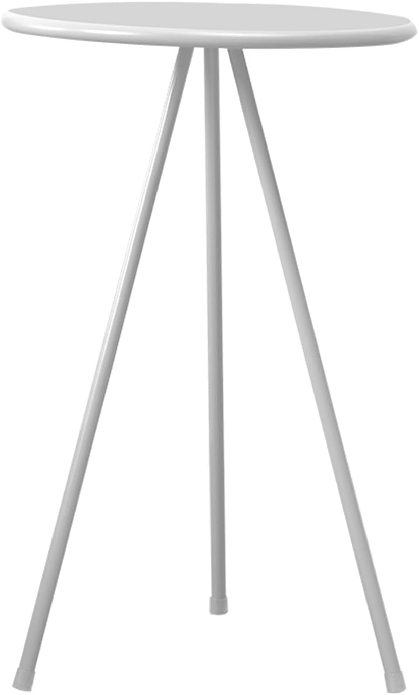 Aimery Office End Table Iron Art Negotiation Table, Round Sofa Side Table with 3 Metal Legs, Balcony Leisure Coffee Table (Color : Gold, Size : 45 * 70CM)