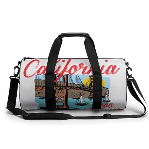 Sac de sport gym et voyage duffel de 45x23x23cm pour le weekend et camping