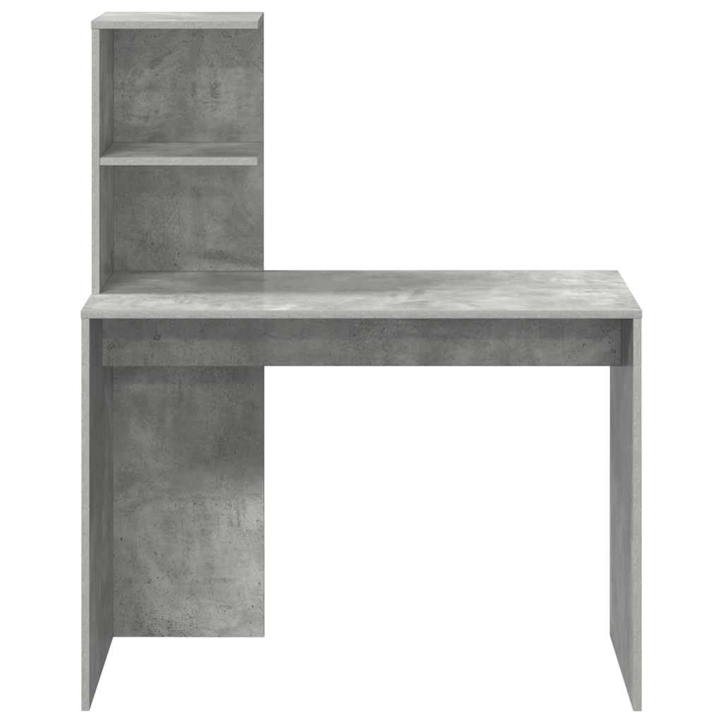 Generisch Schreibtisch Beton Grau 102 x 50 x 124 cm Holzwerkstoff,Möbel,Büromöbel,Schreibtische-869357