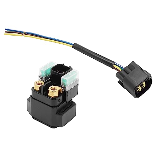 M MATI Starter Solenoid Relay & Plug for Yamaha Grizzly 700 Grizzly 550 Kodiak 700 2007-Up YFZ450R YFZ450X 2009-Up 3B4-81940-00-00 18P-81940-00-00 - Thumbnail 2