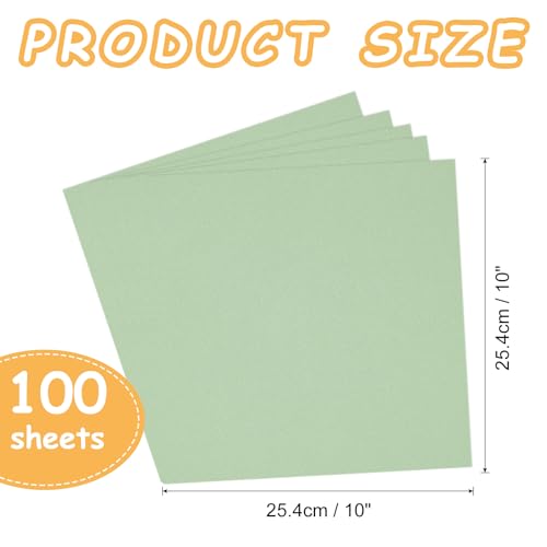 Papier métallique vert clair pour scrapbooking et décorations de table festives - 2