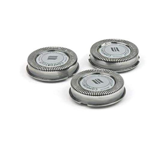 Cimoto 3 Piezas de Maquinilla de Afeitar Hoja de Repuesto Cabezales de Afeitado para S1000 S1020 S1050 S1070 S526 S740 Cortador de Cabezal de Afeitado Cover
