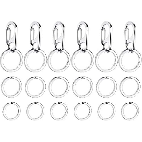 Boao 6 Clips de Placa de Identificación de Perro Mascotas Cover