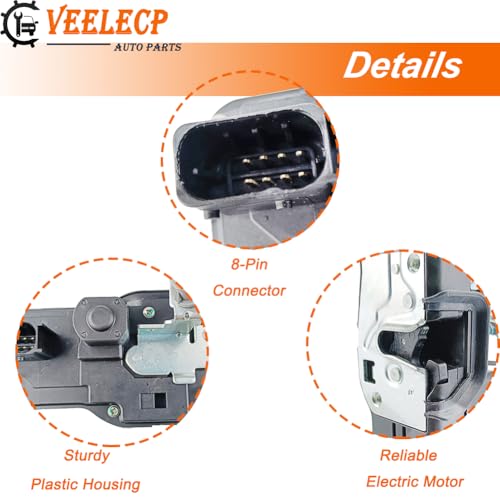Image of Door Lock Actuator Compatible with 2008-2014 CTS Front Right Passenger Side with Passive Entry Models