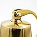 Handcrafted Trading Co. Brass Plated Hanging Ship’s Bell 6 Inch – Nautical Wall Mounted Marine Decorative Bell for Indoor & Outdoor Home Decor
