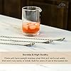 A Bar Above A Bar Above Bar Spoon Set, Spiral Handle, Stainless Steel Mixing Spoons For Cocktail Mixer Set, To Stir And Layer, Basic Professional Or Home Bars Accessories (Stainless Steel, Combo - View #6