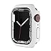 Produktbild Colorful Uhrengehäuse Für Apple Watch Series 7 45mm Schutzhülle - Ultra-Thin TPU Weich Hülle Stoßfest Anti-Kratz Abdeckung Ersatz Protection Zubehör Case Cover (Wei)