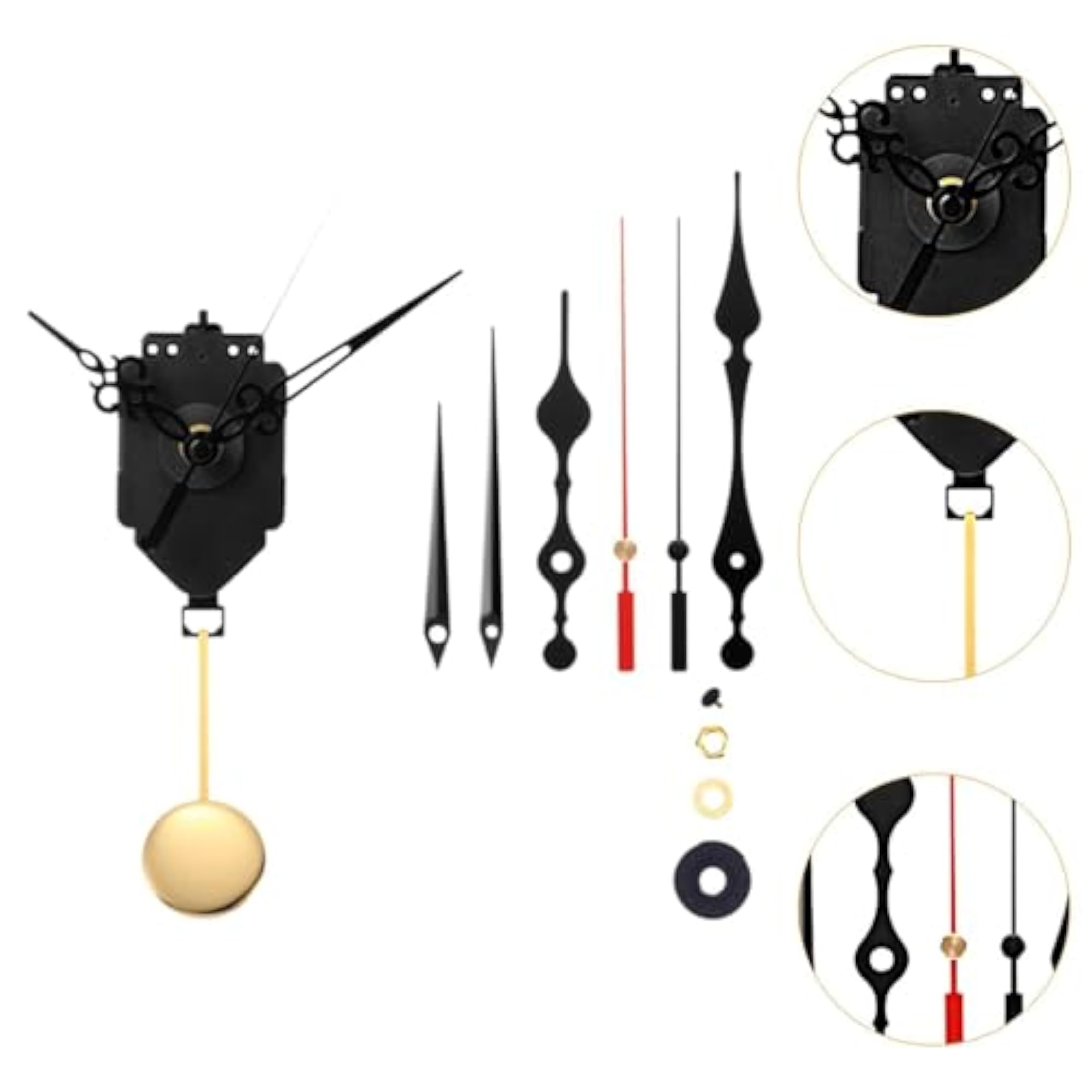 Quartz Pendulum Clock Movement Repair DIY Part, Wall Mount