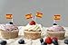 JBCD Spain Toothpick Flag Spanish Mini Small Cupcake Topper Flags, 100pcs