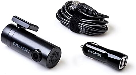 AURA HD1 by Road Angel Dash Cam, 1080p 130° Camera with Super Night View, Built-In Wi-Fi, Winter Mode When Using Halo Drive/Go Hard Wire Kit