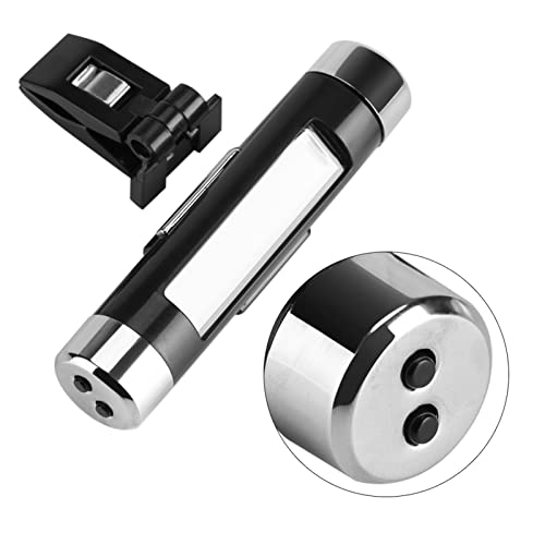 Miniatura 7 de Sheens Termómetro y reloj 3 en 1 para automóvil, con clip de salida de aire para automóvil, pantalla digital LCD (no incluye la batería) (fondo azul)