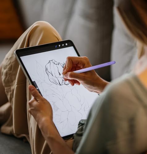 Stylus Pen for iPad 11th/10th/9th Generation,Fast Charge Apple Pencil Alternative,Palm Rejection,Tilt Sensitivity,Compatible with iPad 11/10/9/8/7/6th,Pro M4/13''/12.9"/11", Air M3/M2/5/4/3, Mini 6/5 - image 8