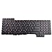 Eathtek Replacement Keyboard without Frame with RED Letter for ASUS G751J G751JL G751JM G751JT G751JY series Black US Layout, Compatible part number 0KNB0-E601US00 ASM14C33USJ442