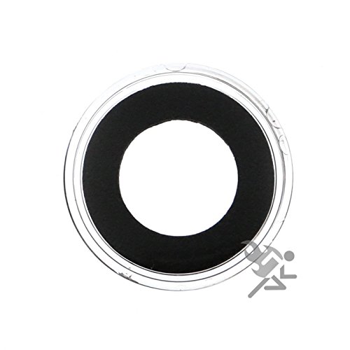 Air-Tite cápsulas para monedas 16mm anillo negro miniatura 2