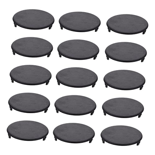 GLEAVI 20Pcs Plastic Piggy Bank Stoppers Round Bottom Plugs for Coin Banks Easy Install Smooth Edge Secure Closure for Money Storage and Plaster Doll Covers
