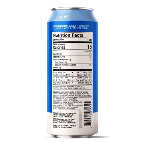 Zoa Zero Sugar Energy Drink, Wild Orange & Super Berry Bundle, 16 Fl. Oz. (24 Pack) - Supports Immunity, Focus, Hydration, Body & Energy - 160Mg Natural Caffeine - 100% Dv Vitamins C, B6 & B12… #TOP4