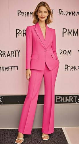 Pant Suits for Women Dressy 2 Pieces Women Business Suit Blazer Pants Set for Work Casual Wear4