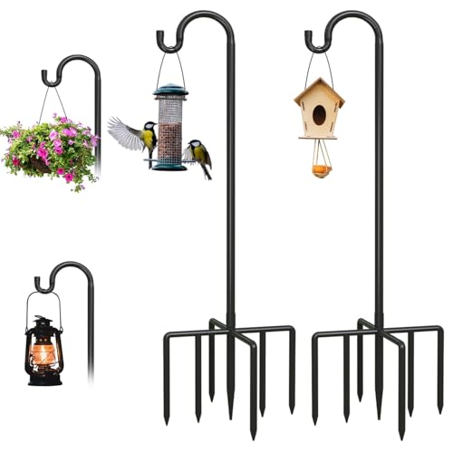 Breeze Touch 2-Pack 62" Adjustable Shepherd Hooks