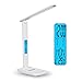 Produktbild Wanjiaone LED-Schreibtischlampe, dimmbare Tischlampe mit Ladeanschluss, Schreibtisch-Licht, augenschonende LED-Lampe, 5 Beleuchtungsmodi mit Handyhalterung, für Arbeitszimmer, Zuhause und Büro