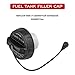 Tobenbone Gas Cap, Fuel Tank Filler Cap Compatible with Chrysler Grand Cherokee Dodge Ram 1500 2500 3500 Replace OEM # 52030377AA 52030377AB 5278632AG (Black)