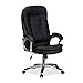 Produktbild Relaxdays Bürostuhl, höhenverstellbarer Drehstuhl, ergonomisch, bequem, 120 kg belastbar, HBT: 126 x 67 x 67 cm, schwarz