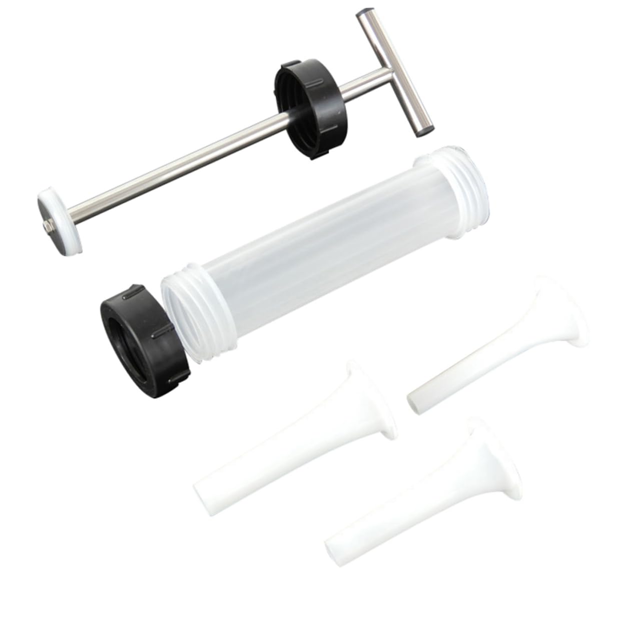 DECHOUS Mini Sausage Stuffer Kit Manual Sausage Filling Tubes Easy to Use Kitchen Tool for Meat Stuffing for