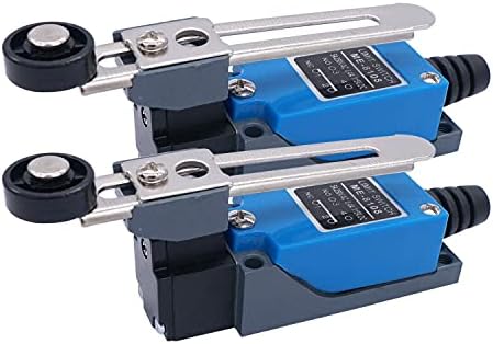 TWTADE 2Pcs ME-8108 Adjustable Roller Lever Arm arduino Limit Switch NC-NO CNC Mill Router