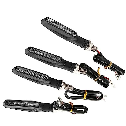 Clignotants Universels Pour Moto lot de 4 feux avant et arrière séquentiels
