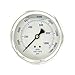 Liquid Filled Center Back Mount Pressure Gauge with 4