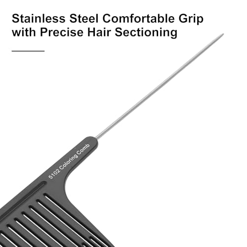 Peine para Mechas con Mango Ergonómico Negro miniatura 5