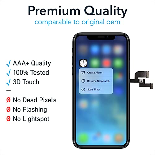 Écran pour iPhone 11 LCD avec vitre tactile et kit adhésif de réparation - 4