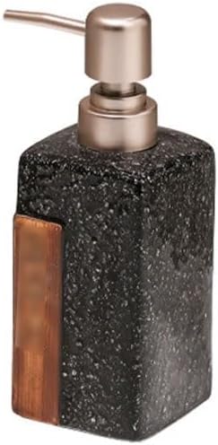 Kitchen Soap Dispenser Multifunctional Home Ceramic Soap Dispenser Press Dispenser Bottle Hand Soap Bottle Shampoo Shower Gel Bottle Bathroom Soap Dispenser(C)