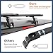 Wonderdriver Heavy Duty 330lb Roof Rack Cross Bars Compatible with Jeep Wrangler JK JL Gladiator JT 2007-2026, 2 & 4 Door Aluminum Crossbars Rooftop Cargo Bag Kayak Bike Carrier