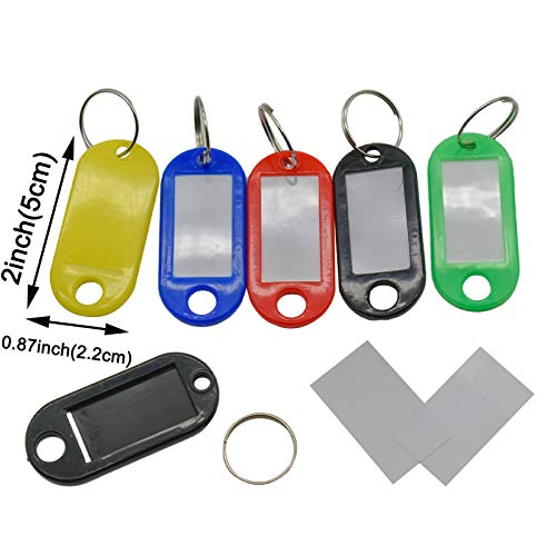 Maydahui Key Organizer Management Portable Key Chain with 28 Separable Key Rings and 30 Assorted Color Key Tags
