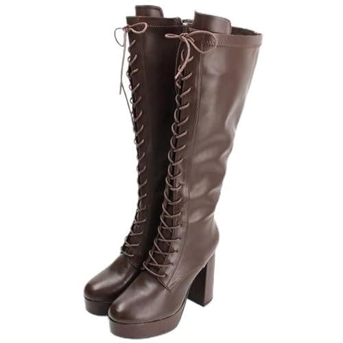 [�g�~�G�R] ����҂ݏグ�u�[�c �����O�u�[�c �`�����L�[�q�[�� D/BROWN L/24.0cm