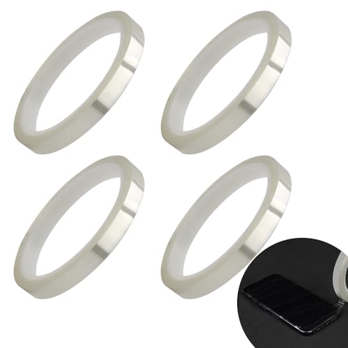 SopwMap 4 Rollos Cintas Térmicas para Sublimación, 10 mm x 33 m, Cinta Transparente para Prensa Térmica, Cinta Termorretráctil Resistente a Altas Temperaturas para Impresión Electrónica y Vinilo